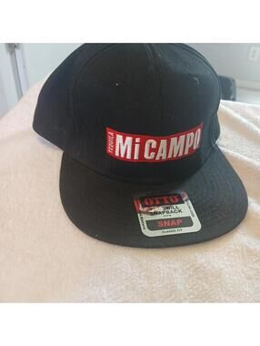 OTTO New Flat Bill SnapBack Mi Campo Tequila Hat Black Classic Fit Streetwear